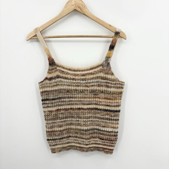 Anthropologie Heartloom Sweater Tank Small Boho Indie Forest Fairy Goblin Earthy - Picture 1 of 7